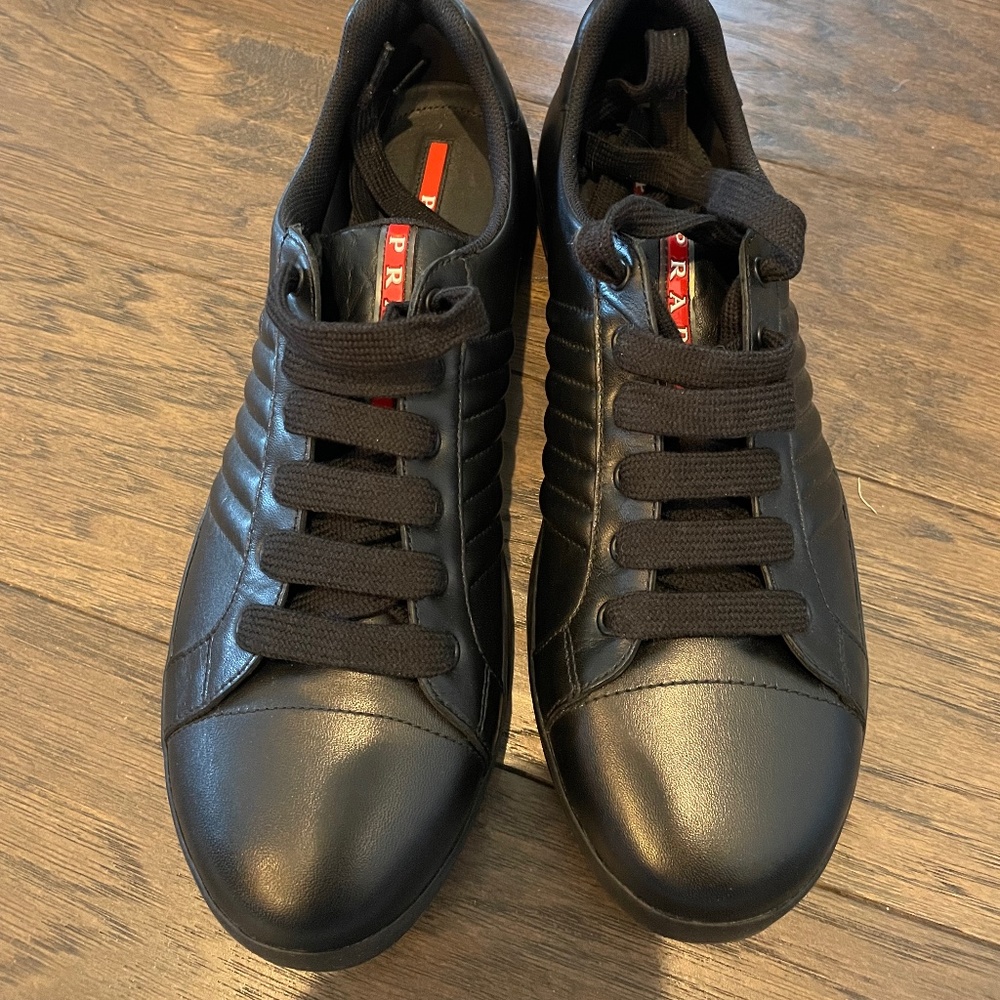 Prada black sneakers